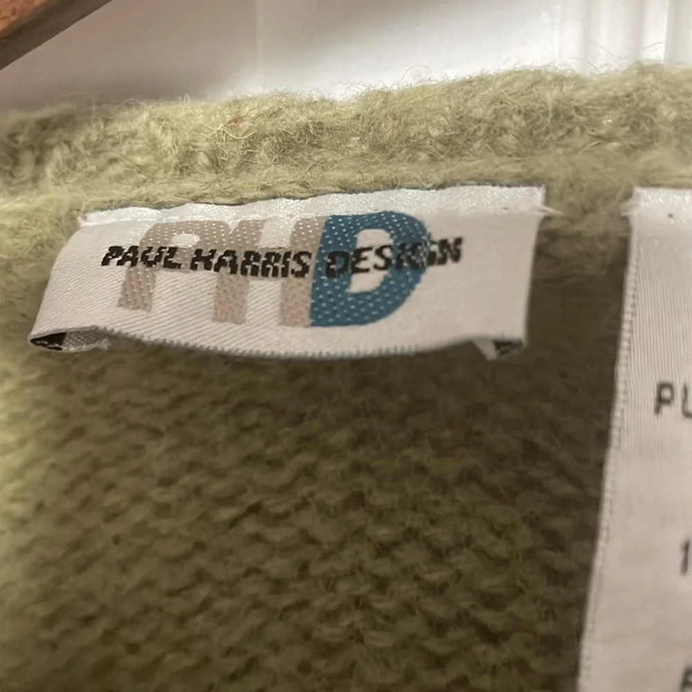 Vintage Paul Harris Nordic Fair Isle Shetland Wool Full Zip Sweater Sz S - Picture 3 of 16